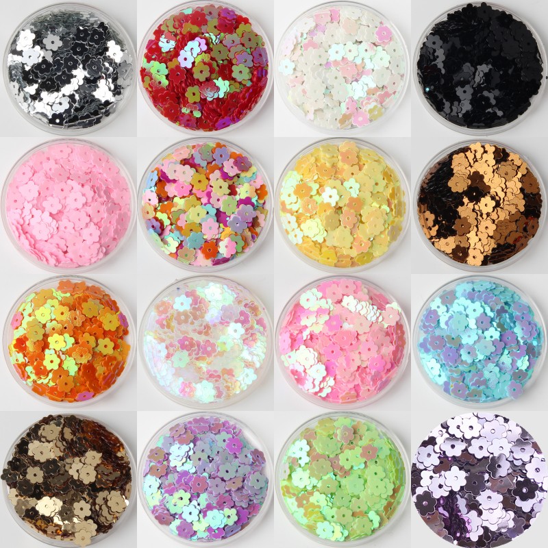 Nail Art Lotso - 720 teile/los 6mm Flache Pflaume Blume