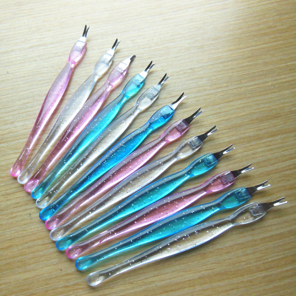 Nail Art Lotso - 12 Stück/Set Nagelhautschieber Hornhautgabel Trimmer Peeling-Messer