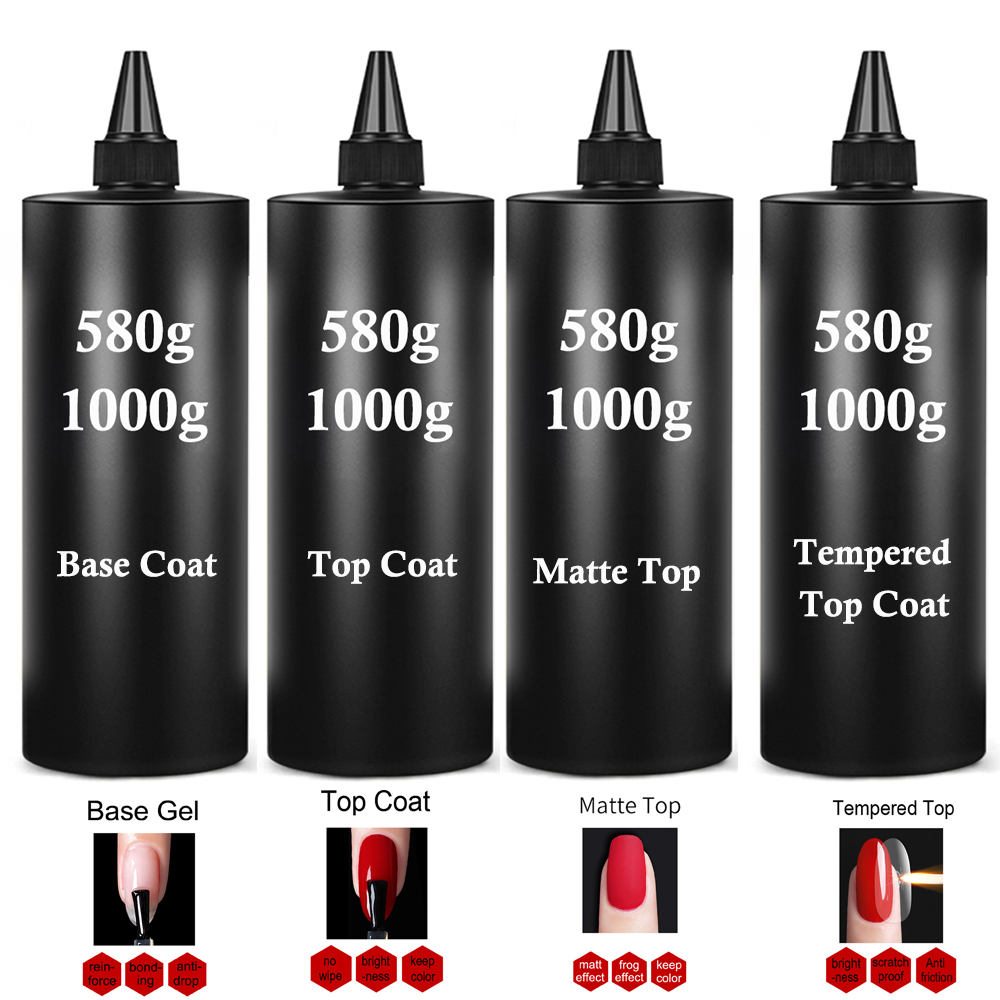 Gel Top Coat - 580 g/1 kg Super Shinny Top