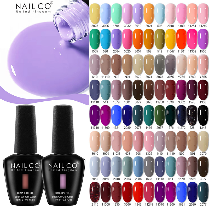 Nail Art One Piece - ﻿ NAILCO Gel-Nagellack, einfarbig, 15 ml,