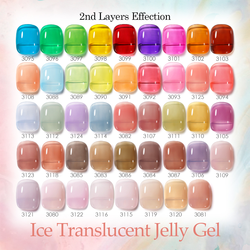 Nail Art One Piece - Clou Beaute Semi-transparenter Jelly Gel Polish