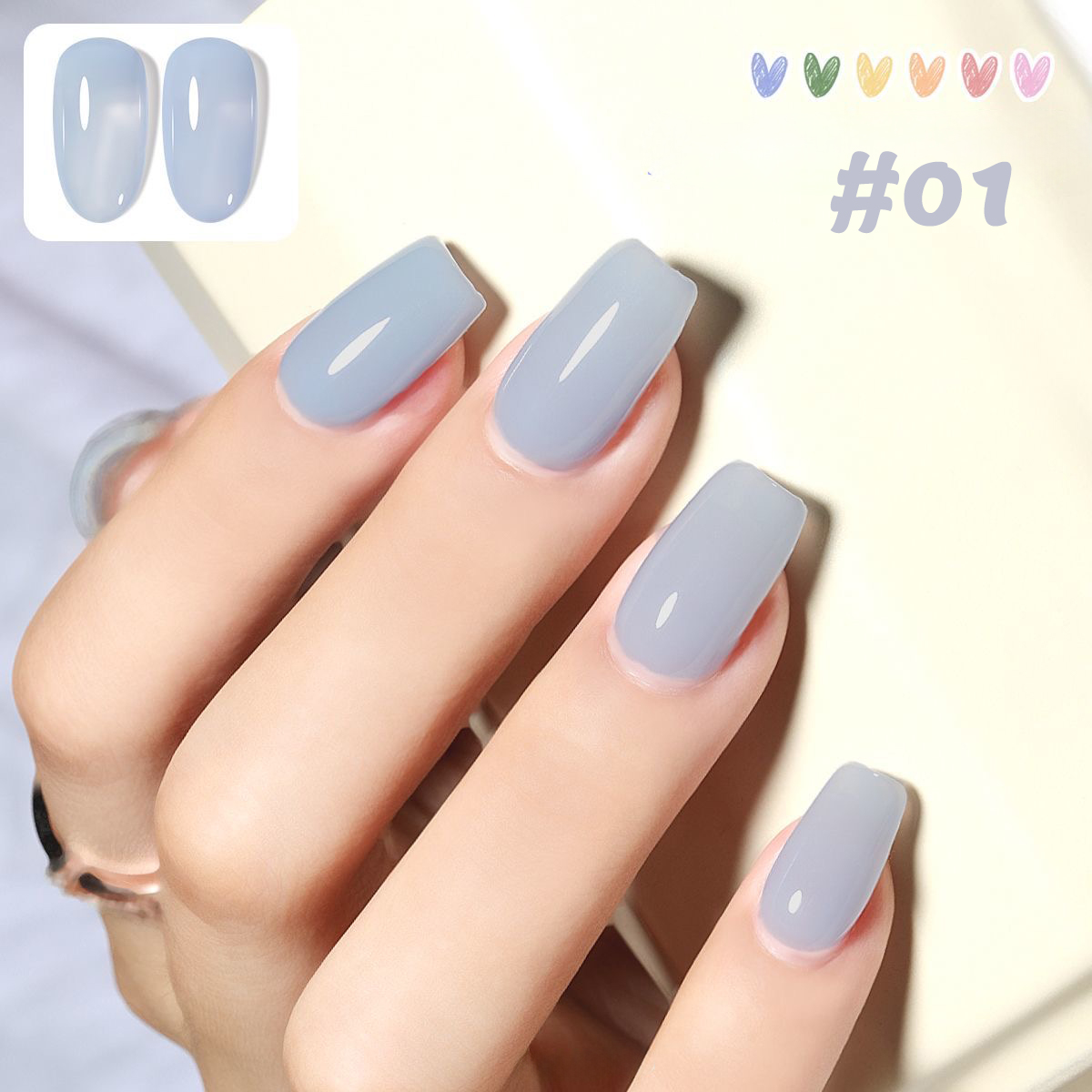 Nail Art Ice Blue - MIANEL 12ML 2026 Neuer Sommer Nagelkunst