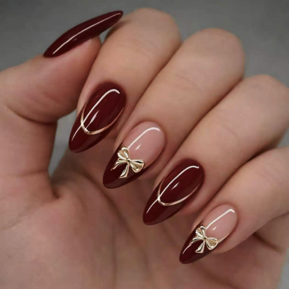 24 Stück Retro Weinrote Franzö – Nail Art Red Wine Bewertung und Preis