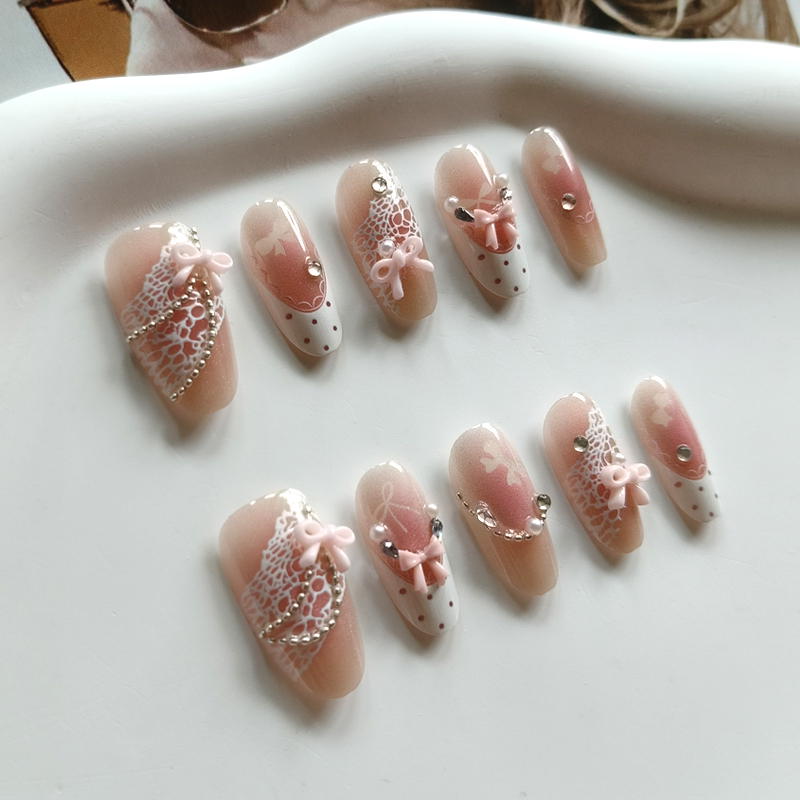 10 Stück Französische 3D-Schle – Nail Art Aesthetic Bewertung und Preis