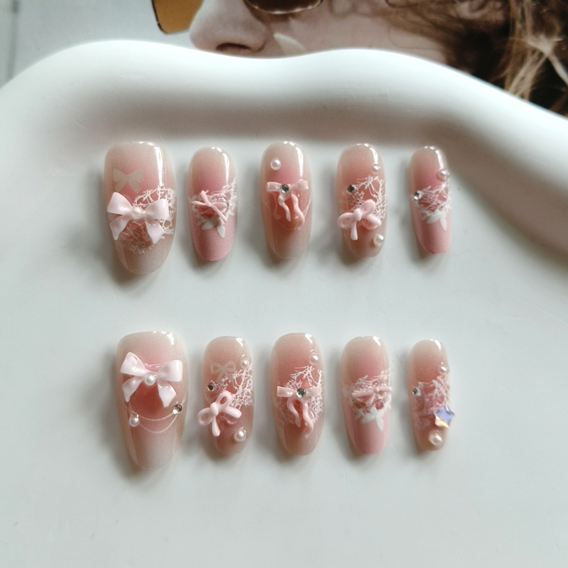 10 Stück Französische 3D-Schle – Nail Art Aesthetic Bewertung und Preis