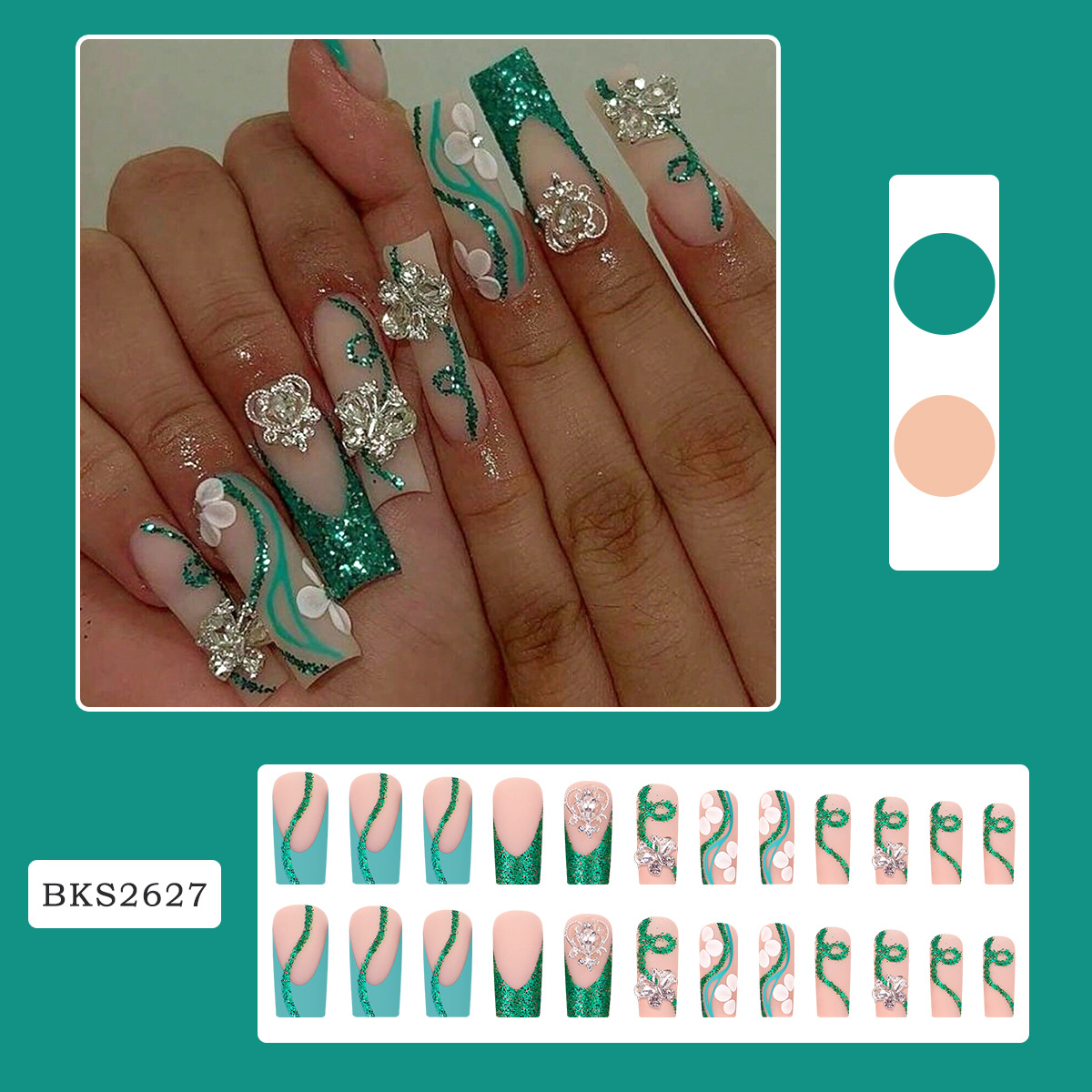 Lange Sarg presse auf Nägel Ba – Nail Art Design Bewertung und Preis