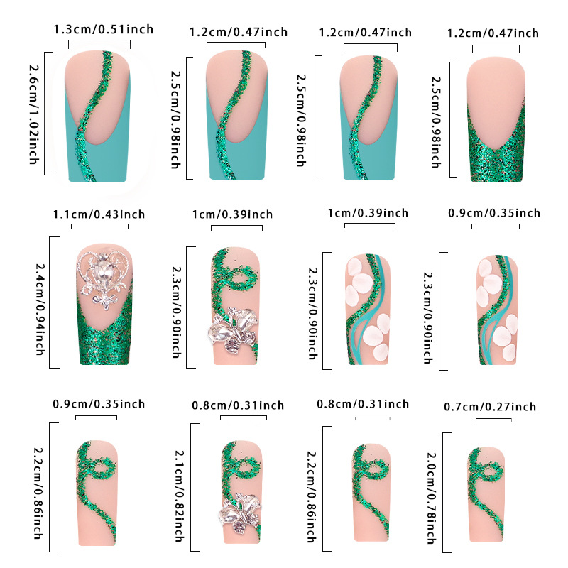 Lange Sarg presse auf Nägel Ba – Nail Art Design Bewertung und Preis