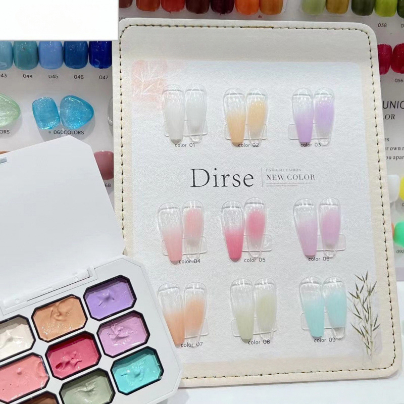 4/6/12 Gitter Langanhaltender  – Nail Art One Piece Bewertung und Preis
