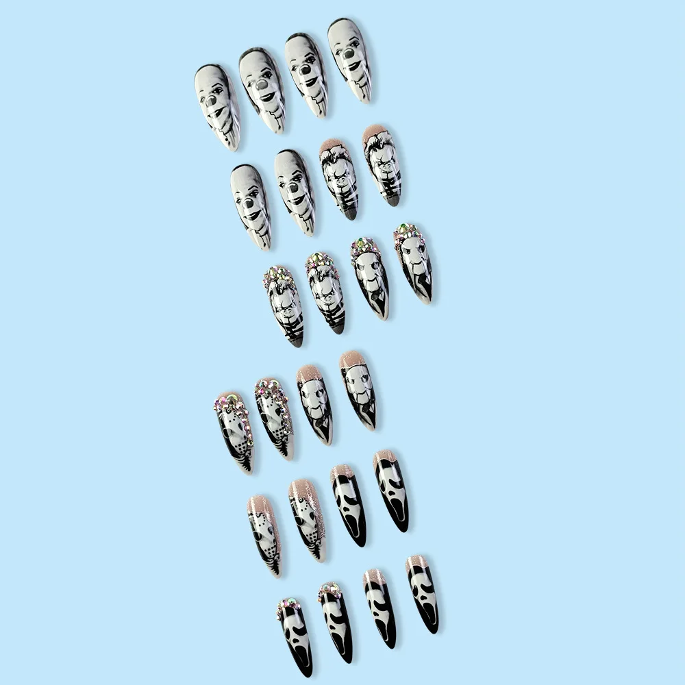 24 Stück glänzende lange Mande – Nail Art Vampire Bewertung und Preis