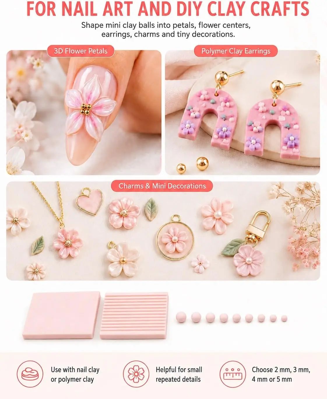 4-teiliges 3D-Druck-Ton-Gel-Ba – Nail Art Gel Bewertung und Preis