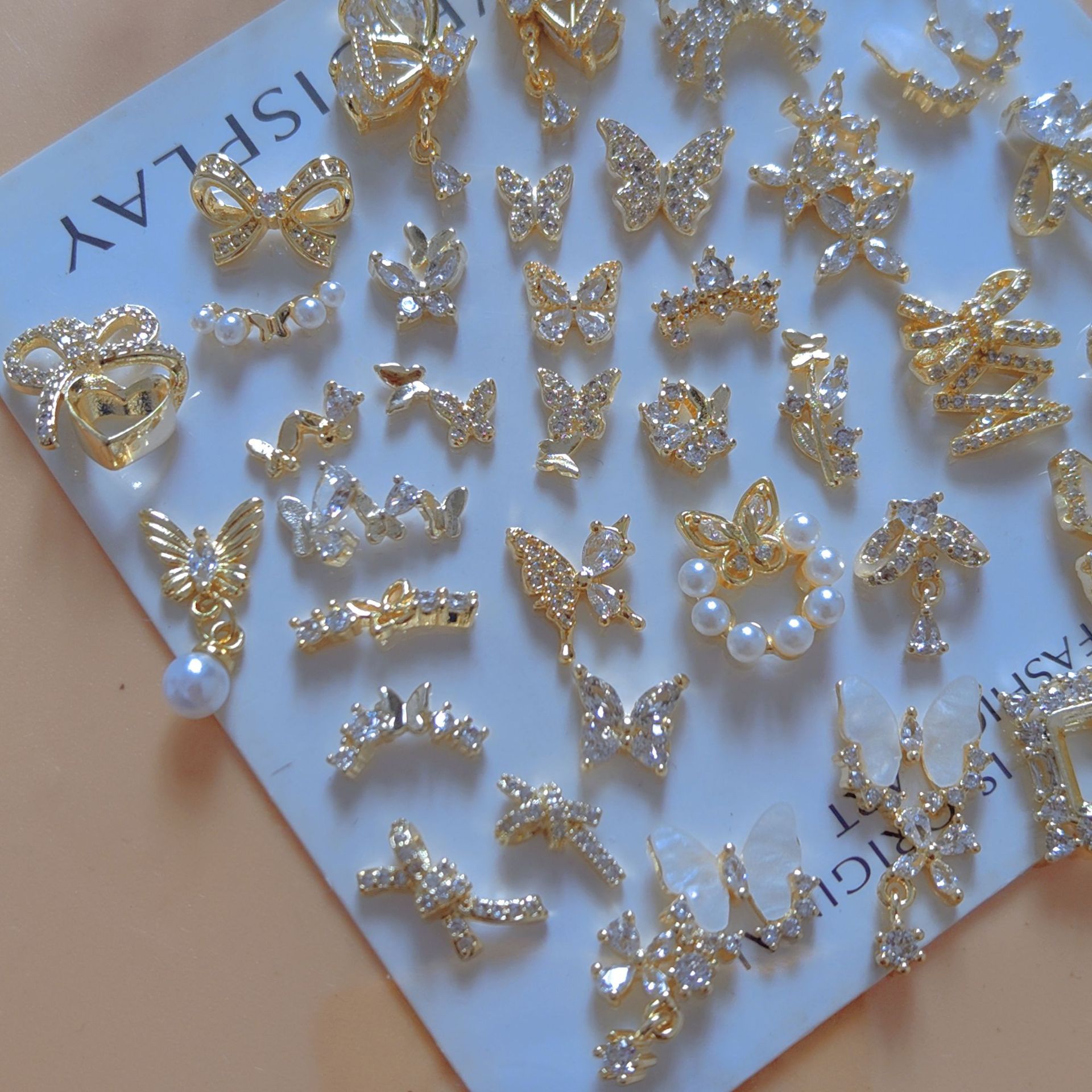 10 Stück/Set Luxuriöse Goldene – Nail Art Lotso Bewertung und Preis