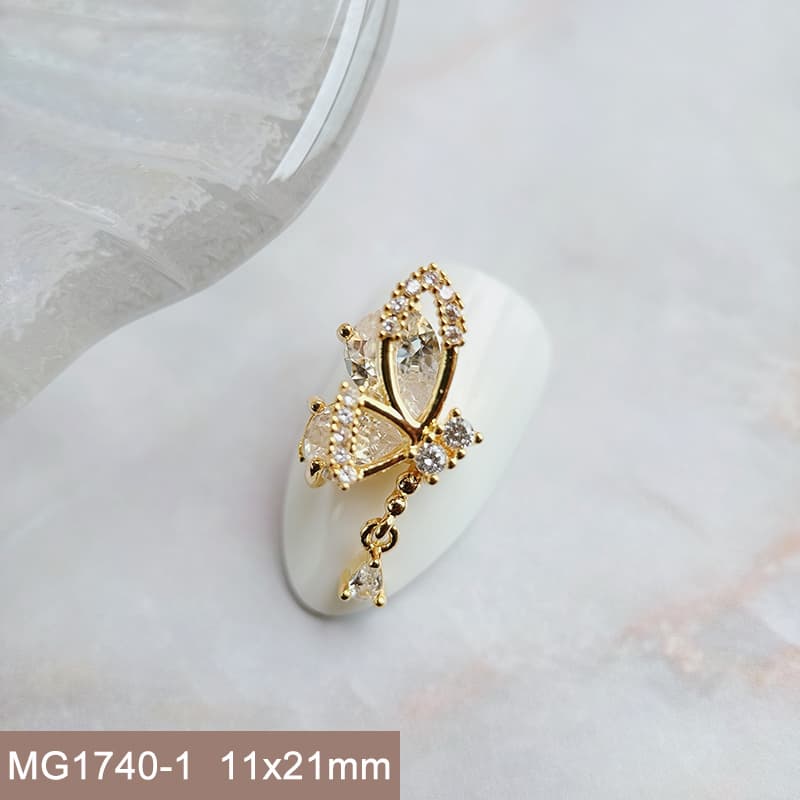 10 Stück/Set Luxuriöse Goldene – Nail Art Lotso Bewertung und Preis