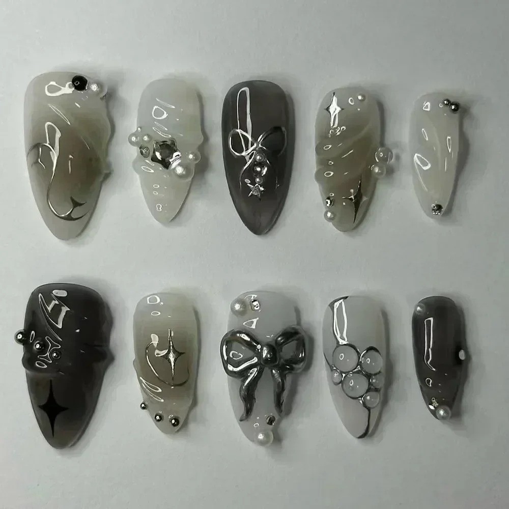 24 Stück süße künstliche Nagel – Nail Art Aesthetic Bewertung und Preis