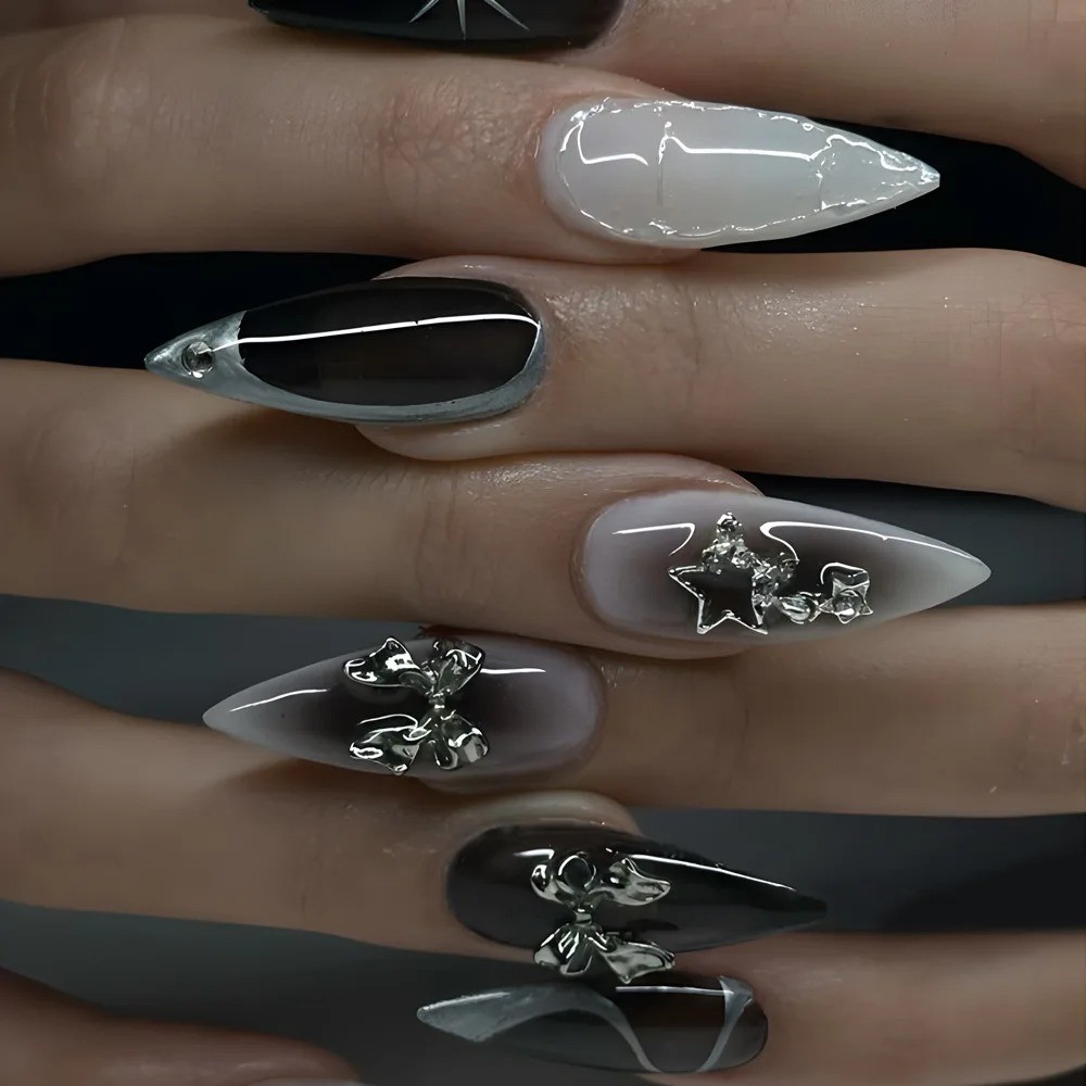 24 Stück süße künstliche Nagel – Nail Art Aesthetic Bewertung und Preis