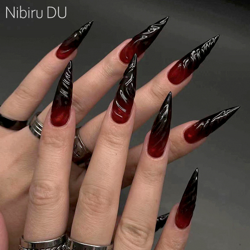 24-teiliges Halloween-Blutpres – Nail Art Vampire Bewertung und Preis