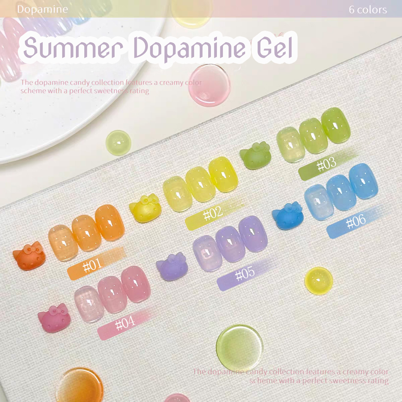 SHAKA 1-6 Stück 2026 Sommer Be – Nail Art Ice Blue Bewertung und Preis