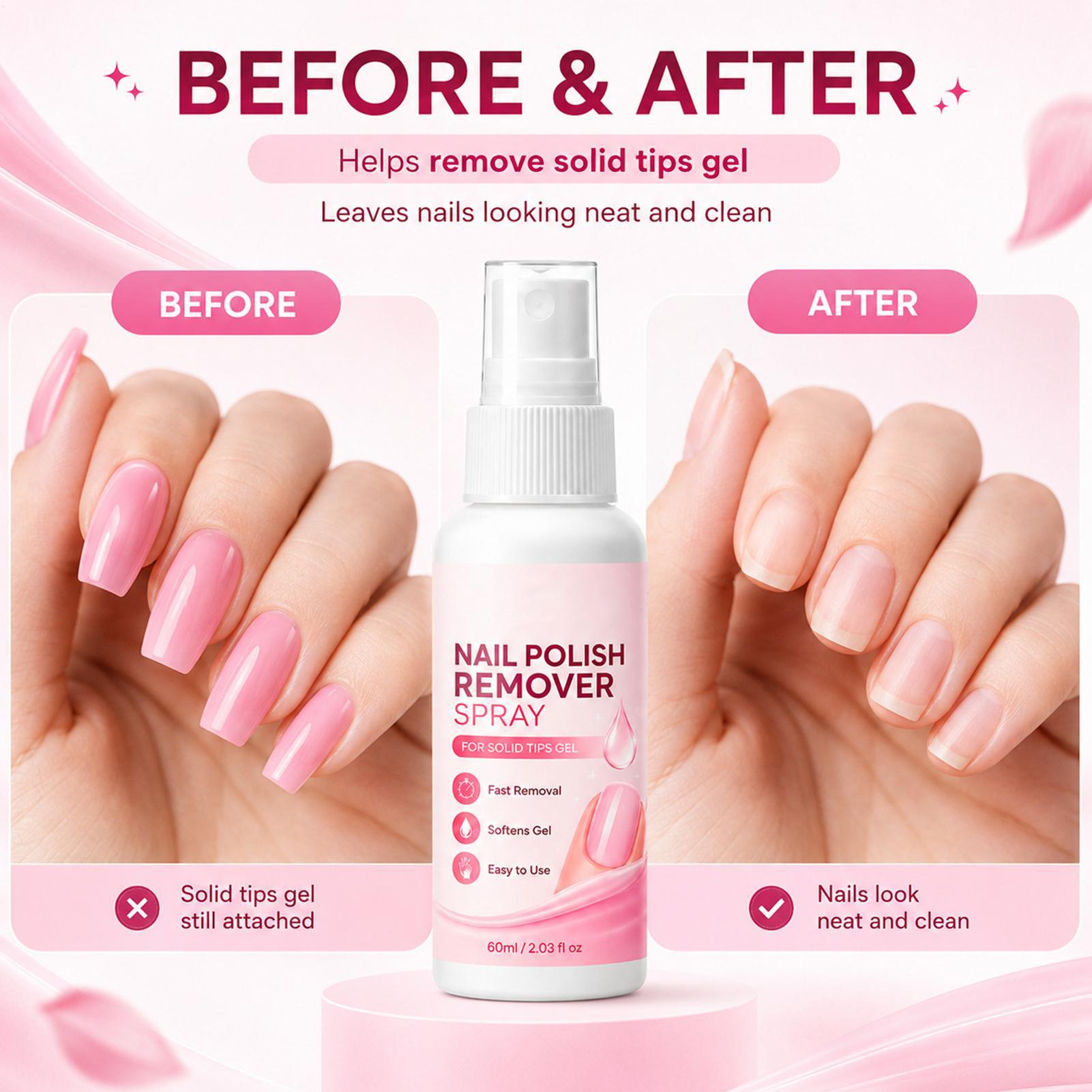 60ml Nagelentferner-Spray für  – Nail Art Gel Bewertung und Preis