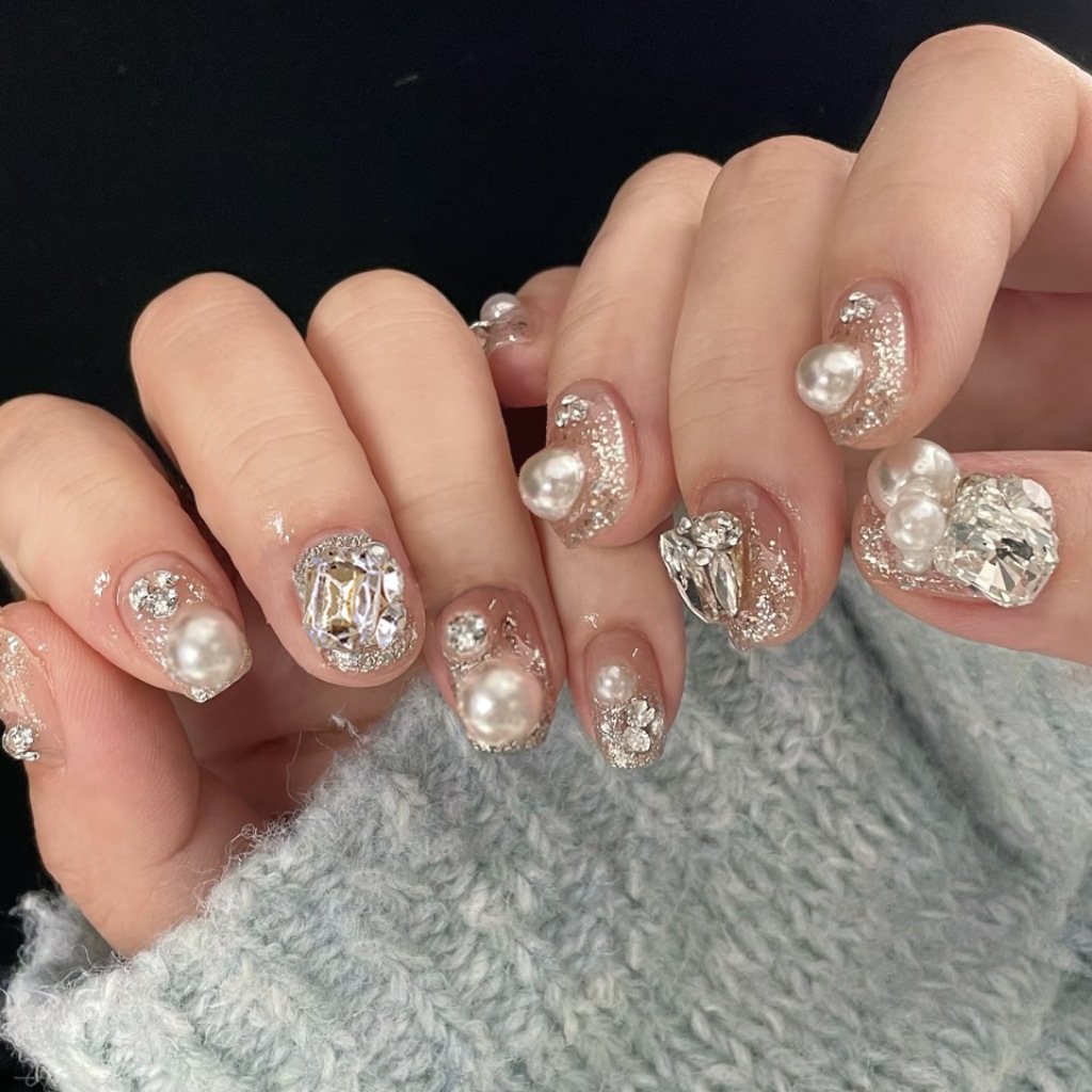 24 Stück Katzenaugen-Glitzer-N – Nail Art Aesthetic Bewertung und Preis