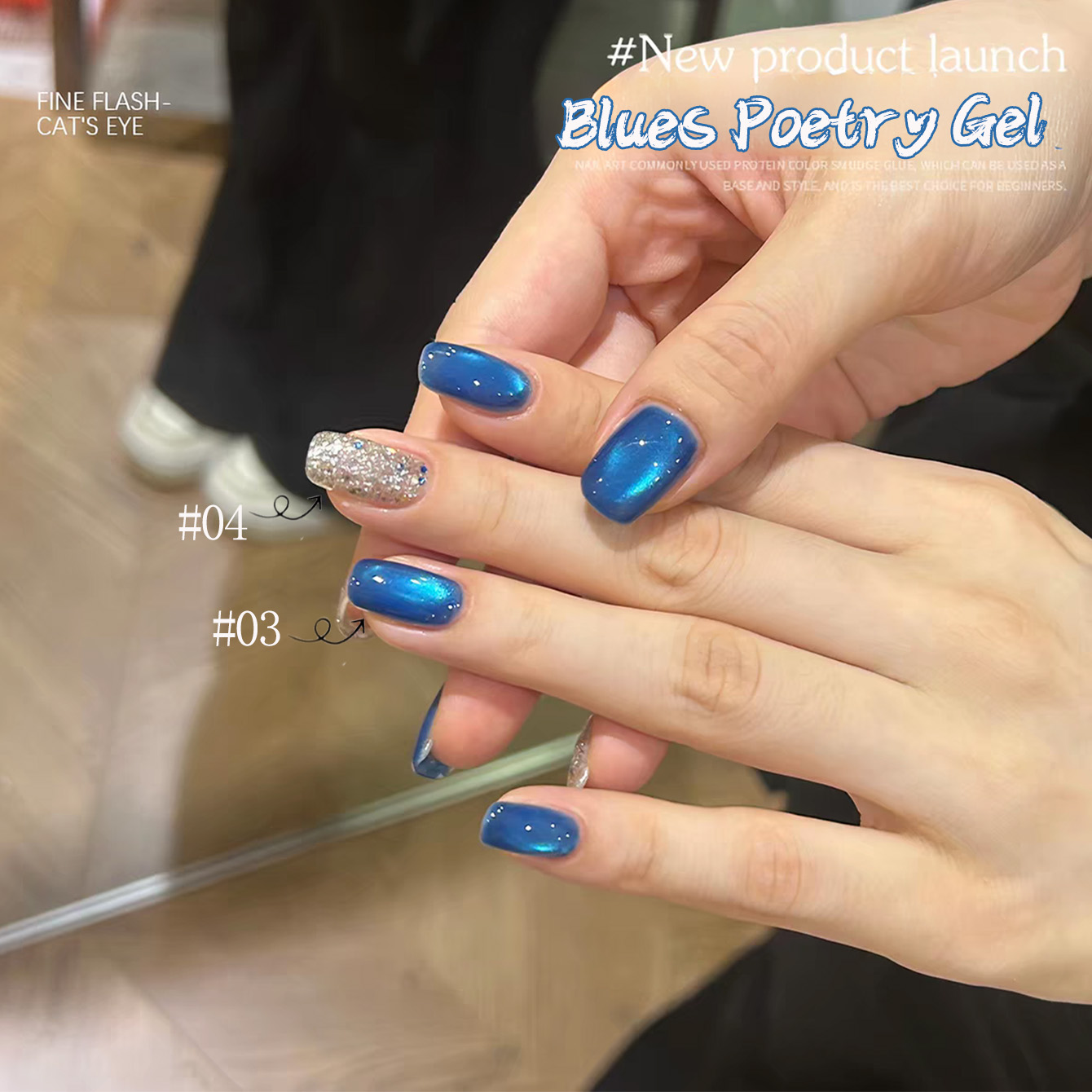 1 Stück PSK Sommer-Trendiger B – Nail Art Ice Blue Bewertung und Preis