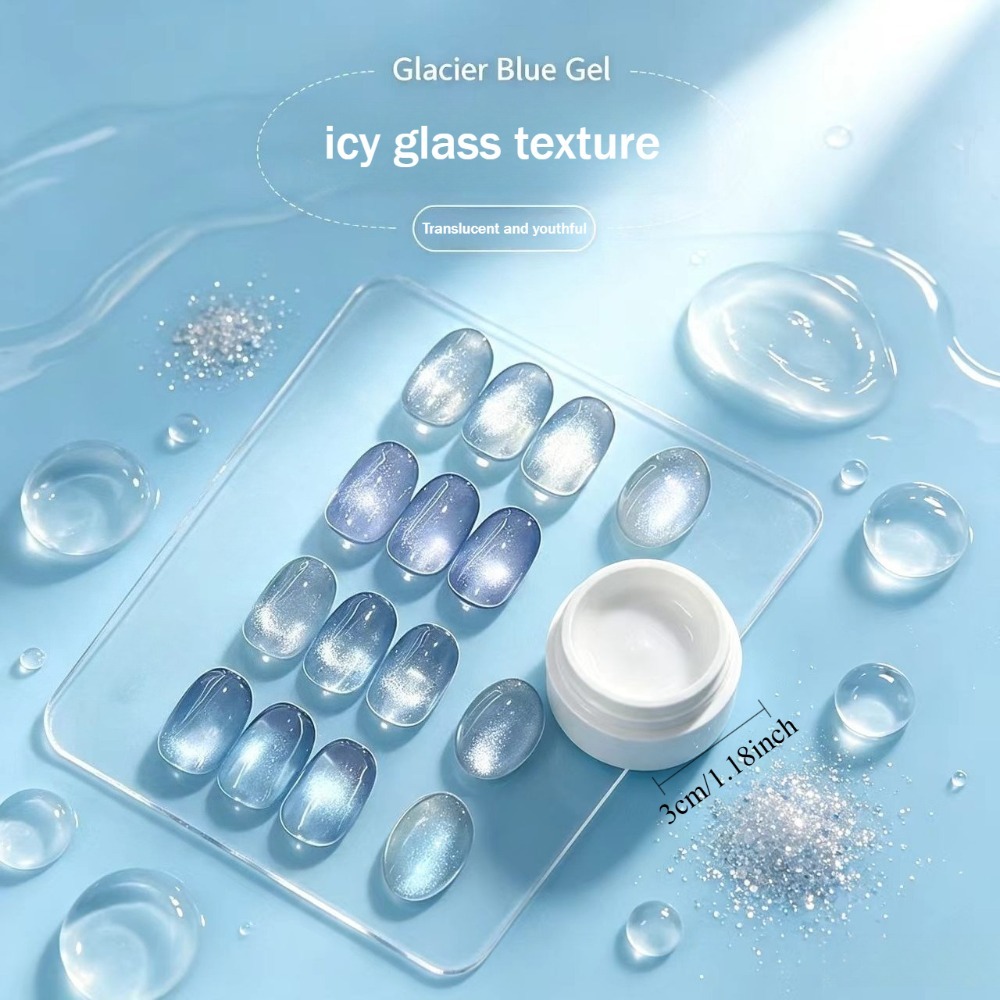 Geschenk-Magnetstift + Pinsel, – Nail Art Ice Blue Bewertung und Preis