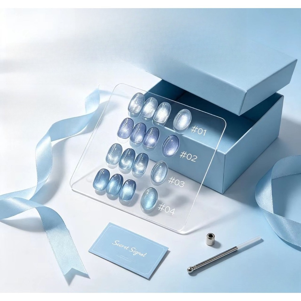 Geschenk-Magnetstift + Pinsel, – Nail Art Ice Blue Bewertung und Preis