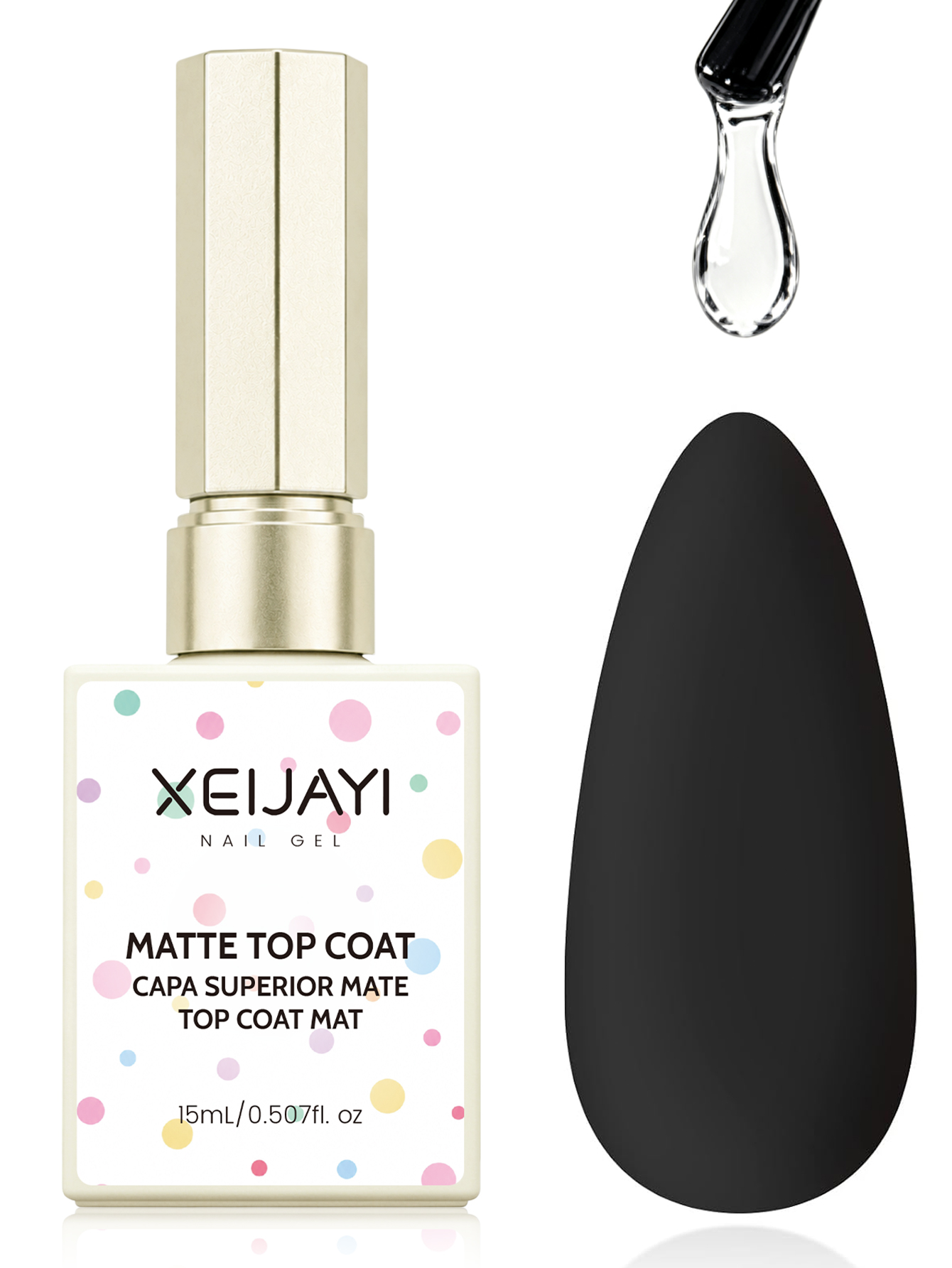 1 Stück 15ml Mattierender Über – Gel Top Coat Bewertung und Preis