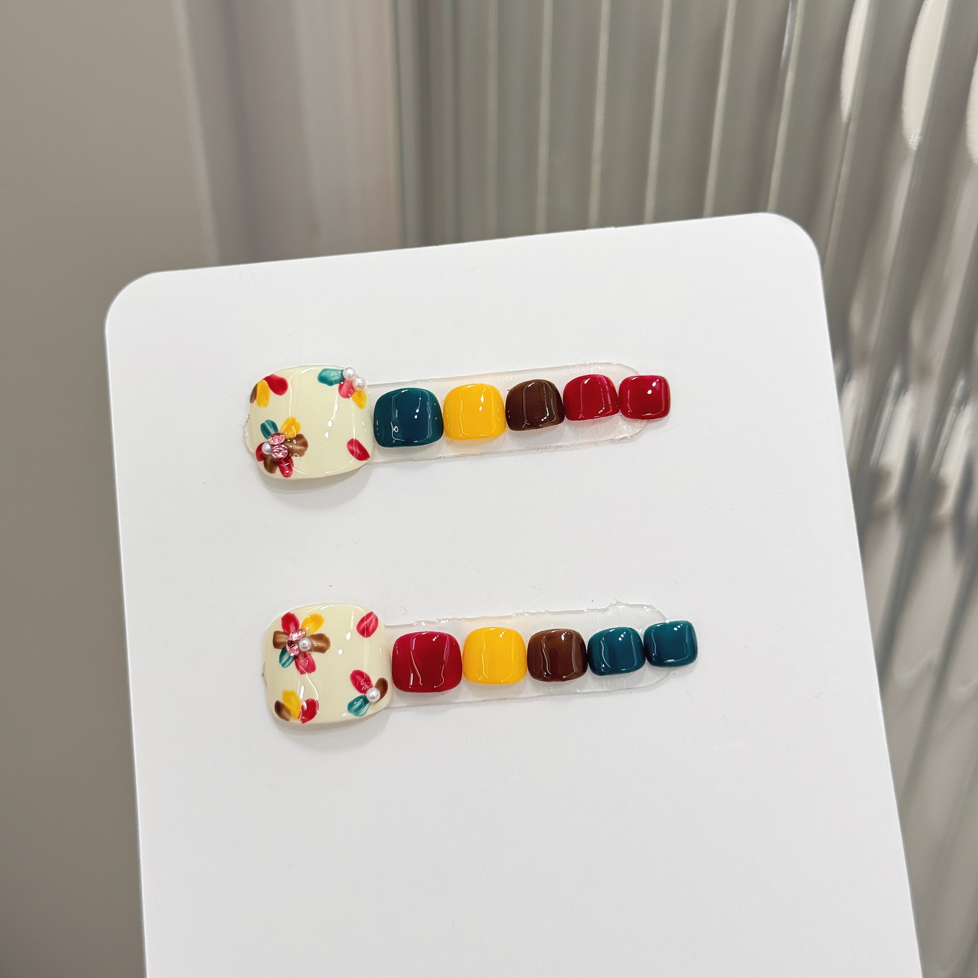 12 Stück handgemachte Zehennäg – Nail Art Aesthetic Bewertung und Preis
