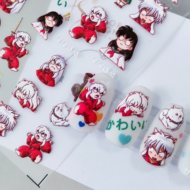 Inuyasha Relief Nagel Aufklebe – Nail Art One Piece Bewertung und Preis