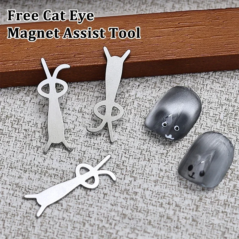 5PCS Kaninchen Bär Katze Auge  – Nail Art One Piece Bewertung und Preis