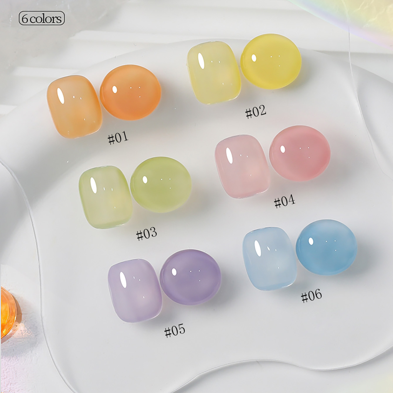 1-6 Stück PSK Neue Macaron Can – Nail Art Ice Blue Bewertung und Preis