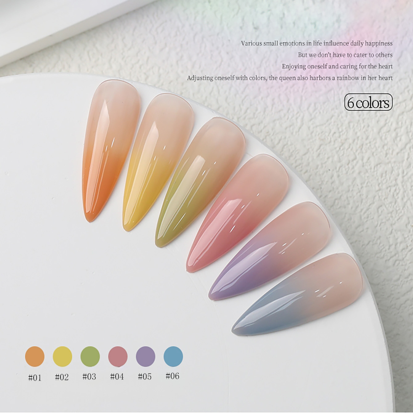 1-6 Stück PSK Neue Macaron Can – Nail Art Ice Blue Bewertung und Preis