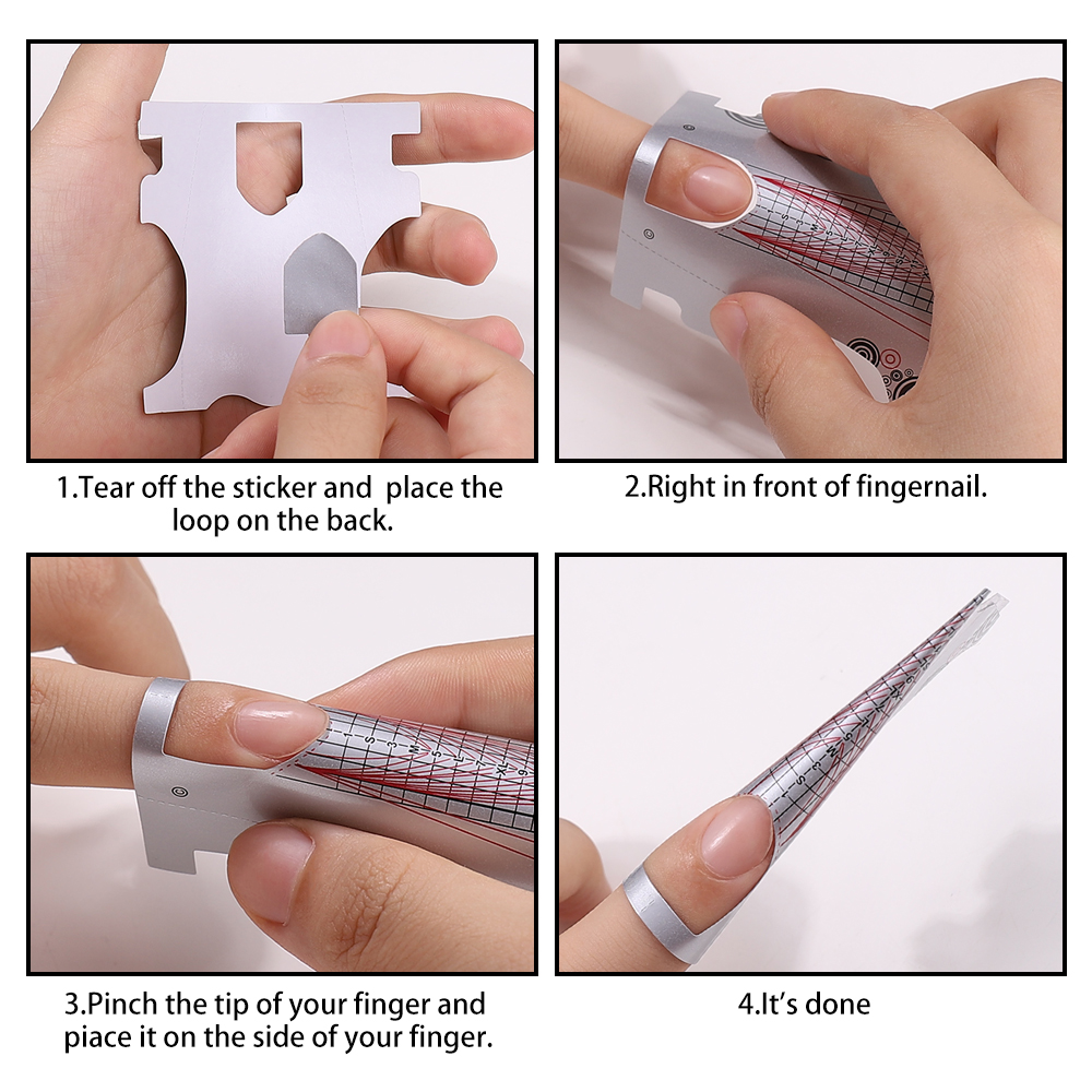 100 Teile/los Französisch Nage – Nail Art Lotso Bewertung und Preis