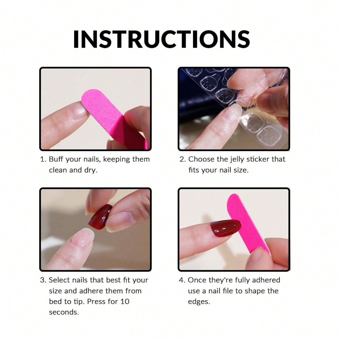 10 Stück reine handgepresste k – Nail Art Aesthetic Bewertung und Preis